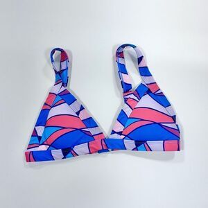 ONEONE Kameron geometric print swim bikini top M